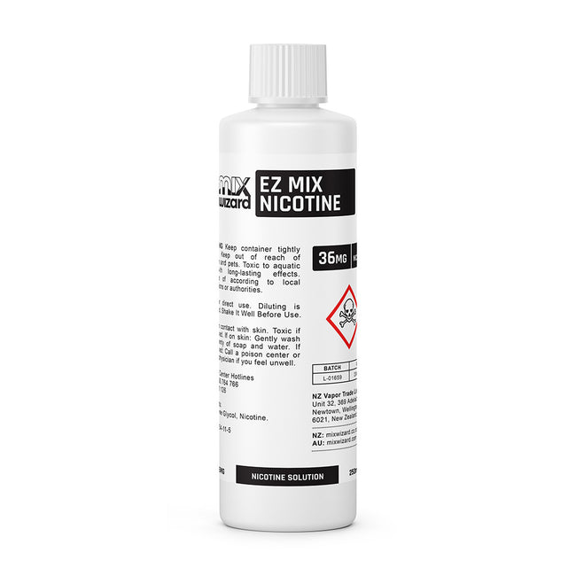 Easy Mix Unflavoured Nicotine Liquid | NZ - Mix Wizard Easy Mix Unflavoured Nicotine Liquid | NZ - Mix Wizard